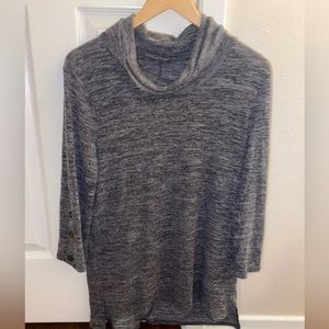 Anthropologie Sunday in Brooklyn Heathered Cowl Neck Tunic